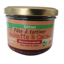 Pâte à tartiner noisette & cacao